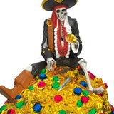 Hallmark Disney Pirates of the Caribbean Collection Treasure Skeleton Ornament With Light and Sound
