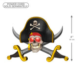 Hallmark Disney Pirates of the Caribbean Collection The Talking Skull Ornament With Light and Sound