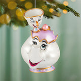 Hallmark Disney Beauty and the Beast 35th Anniversary Mrs. Potts and Chip Ornament