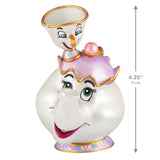 Hallmark Disney Beauty and the Beast 35th Anniversary Mrs. Potts and Chip Ornament