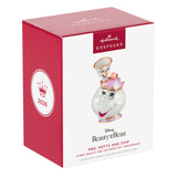 Hallmark Disney Beauty and the Beast 35th Anniversary Mrs. Potts and Chip Ornament