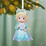 Hallmark Disney Precious Moments Frozen Elsa Porcelain Ornament