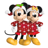 Disney Mickey and Minnie Sweater-Sharing Sweethearts Ornament