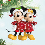 Disney Mickey and Minnie Sweater-Sharing Sweethearts Ornament