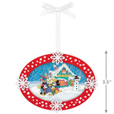 Disney Mickey and Friends Sending Season's Greetings Papercraft Ornament