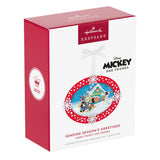 Disney Mickey and Friends Sending Season's Greetings Papercraft Ornament