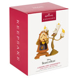 Hallmark Lumiere and Cogsworth Disney Beauty and the Beast Ornament Limited Quantity