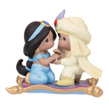 Hallmark Disney Precious Moments Aladdin and Jasmine Porcelain Ornament Limited Quantity