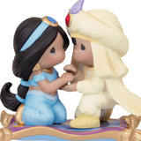 Hallmark Disney Precious Moments Aladdin and Jasmine Porcelain Ornament Limited Quantity