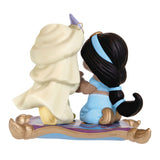 Hallmark Disney Precious Moments Aladdin and Jasmine Porcelain Ornament Limited Quantity