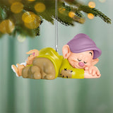 Hallmark Disney Snow White and the Seven Dwarfs Dozing Dopey Ornament Limited Quantity