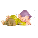 Hallmark Disney Snow White and the Seven Dwarfs Dozing Dopey Ornament Limited Quantity