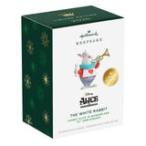 Hallmark Disney Alice in Wonderland 75th Anniversary The White Rabbit Ornament Limited Quantity
