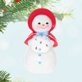 Sweet Snow Girl Porcelain Ornament Limited Quantity