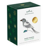 Hallmark The Beauty of Birds Ghost Magpie Ornament Limited Quantity