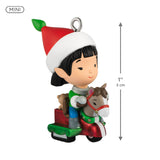 Hallmark Mini Welcome to Elfville Tilly Ornament, 1" Limited Quantity