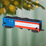 Hallmark Lionel® Norfolk & Western Coal Hopper Metal Ornament