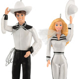 Barbie™ and Ken™ Western Stars Ornaments, Set of 2