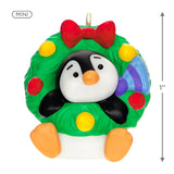 Hallmark A Welcoming Wreath 8th in the Petite Penguins Series Ornament