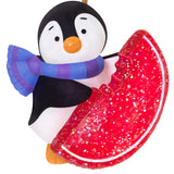 Hallmark Mini Petite Penguins A Sweet Treat Ornament, 1"