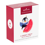 Hallmark Mini Petite Penguins A Sweet Treat Ornament, 1"