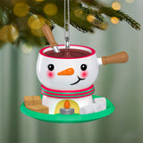 Hallmark Mini Festive Fondue Ornament, 1"
