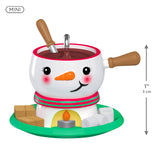 Hallmark Mini Festive Fondue Ornament, 1"