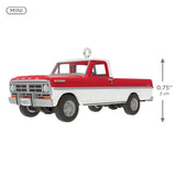 Hallmark Mini Lil' American Trucks 1972 Ford F-100 2026 Metal Ornament, 0.75"
