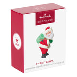 Mini Sweet Santa Ornament, 1.5"