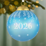 Hallmark Christmas Commemorative 2026 Ball Glass Ornament