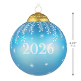 Hallmark Christmas Commemorative 2026 Ball Glass Ornament