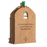 Hallmark Twelve Days of Christmas French Hens Papercraft Ornament