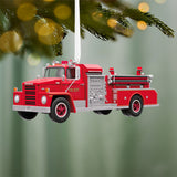 Hallmark Fire Brigade 1973 Dodge C800 Fire Engine 2026 Ornament With Light