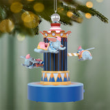 Hallmark Disney Parks Memories 70 Years of Disneyland Dumbo the Flying Elephant Musical Ornament With Light and Motion