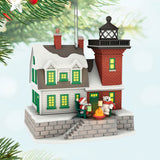 Holiday Lighthouse 2025 Ornament With Light