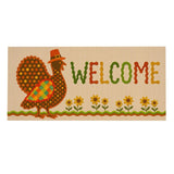Welcome Turkey Polka Dot Sassafras Insert Mat