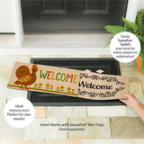 Welcome Turkey Polka Dot Sassafras Insert Mat