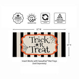 Striped Trick or Treat Sassafras Insert Mat