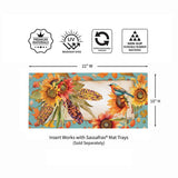 Jeweled Fall Maize Sassafras Insert Mat