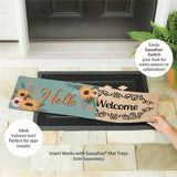 Harvest Blossoms Sunflower Sassafras Insert Mat