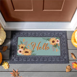 Harvest Blossoms Sunflower Sassafras Insert Mat