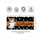 Halloween Ghost Sassafras Insert Mat
