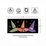 Haunted House Witch Hats Sassafras Insert Mat