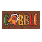 Gobble Turkey Sassafras Insert Mat