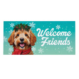 Happy Winter Goldendoodle Sassafras Insert Mat