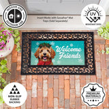 Happy Winter Goldendoodle Sassafras Insert Mat