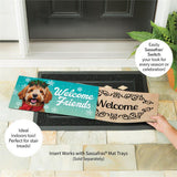 Happy Winter Goldendoodle Sassafras Insert Mat