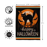 Pet Central Moonlit Black Cat Suede Garden Flag