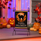 Pet Central Moonlit Black Cat Suede Garden Flag