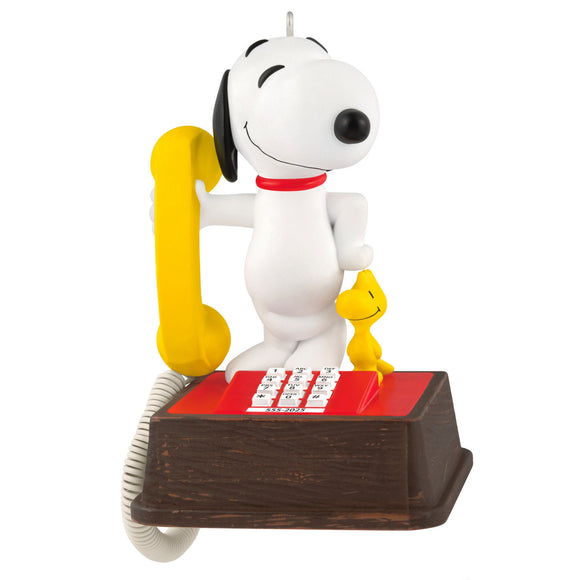 Peanuts® 75th Anniversary Hello, Snoopy! Ornament With Sound